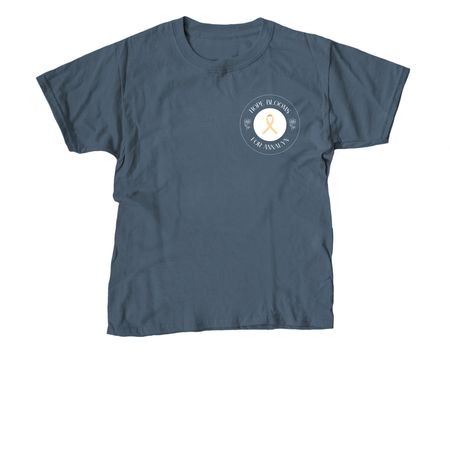 Hope Blooms for Annalyn, a Indigo Youth Unisex Tee