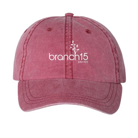 Red, White and Free!, a Cardinal Printed Pigment Dye Baseball Cap