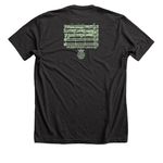 2026 Marlboro Bach Shirts, a Dark Grey Heather Premium Unisex Tee (back-view)