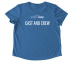 World Narcolepsy Day 2026 T-Shirts, a Azure Blue Allmade Eco Triblend Women?s Scoop Neck Tee (back-view)
