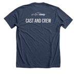 World Narcolepsy Day 2026 T-Shirts, a Heather Navy Premium Unisex Tee (back-view)