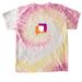 Shop NYPI hoodies, tanks, and tees, a Desert Rose Classic Tie Dye Tee (back-view)