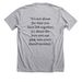 Voiceless Moments Tshirts, a Athletic Heather Premium Unisex Tee (back-view)