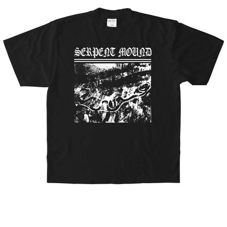 xSERPENTMOUNDx, a Black Heavyweight Garment Dye Tee