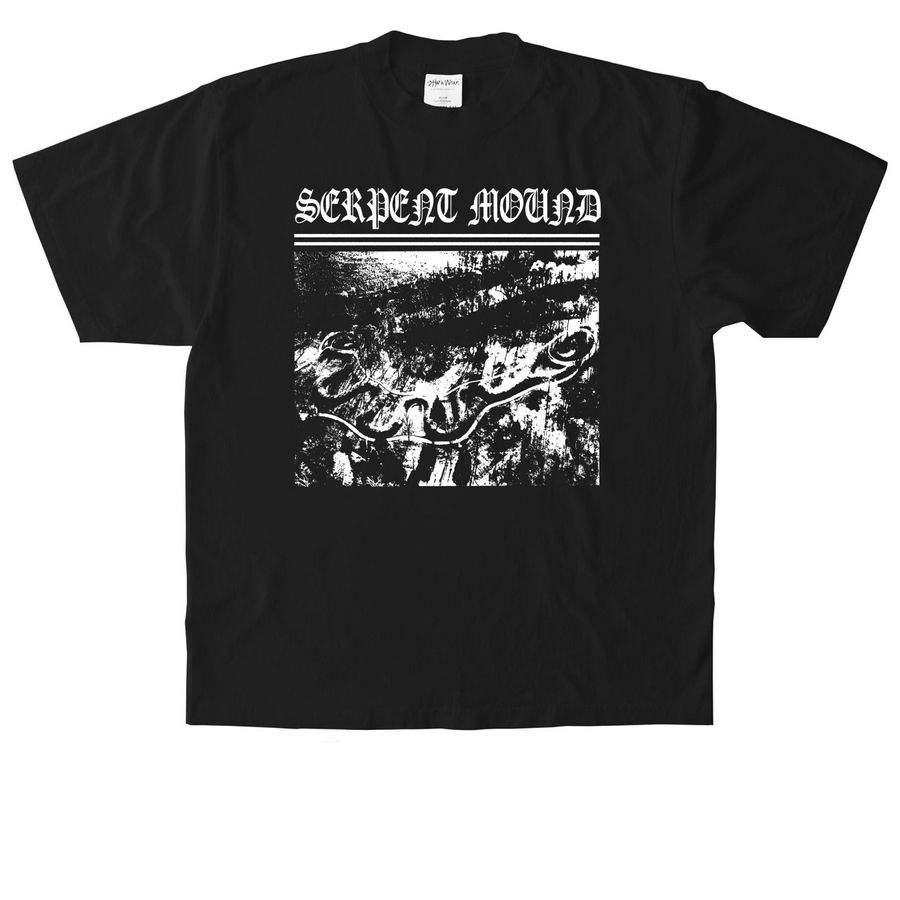 xSERPENTMOUNDx, a Black Heavyweight Garment Dye Tee