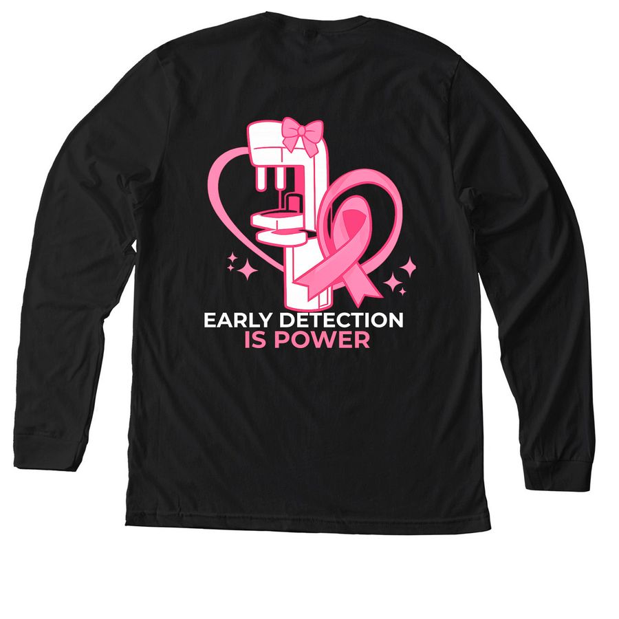 RSMH MAMMO, a Solid Black Blend Premium Long Sleeve Tee (back-view)