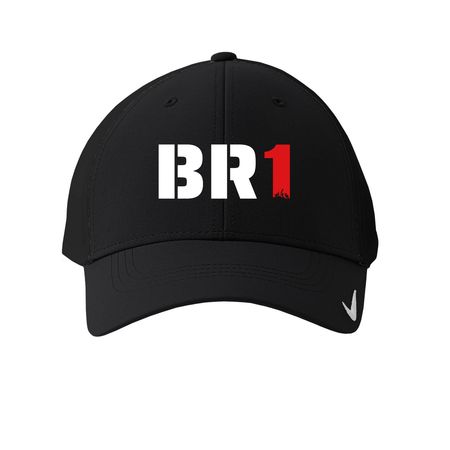 BR1 Hats, a Black Printed Nike Dri-FIT Legacy Performance Cap