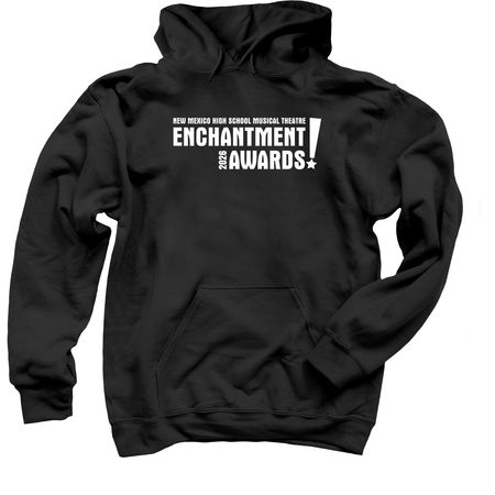 2026 Enchantment Awards: White Logo Wear, a Black Pullover Hoodie