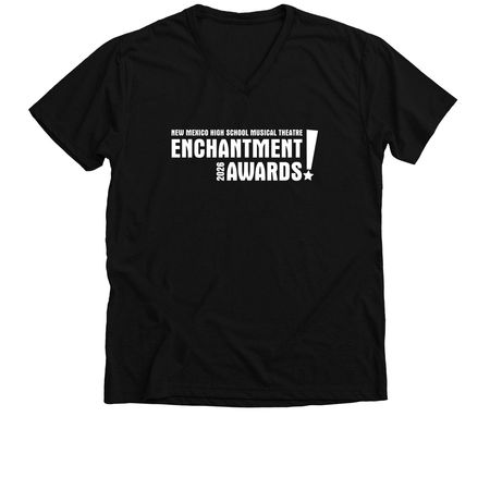 2026 Enchantment Awards: White Logo Wear, a Solid Black Blend Premium V-Neck Tee