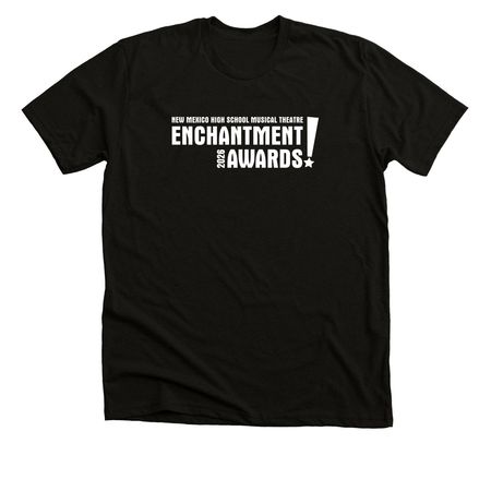 2026 Enchantment Awards: White Logo Wear, a Solid Black Blend Premium Unisex Tee