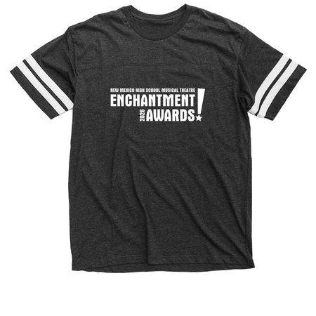 2026 Enchantment Awards: White Logo Wear, a Vintage Smoke / White Football Jersey Tee