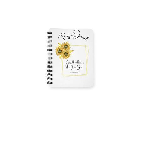 Be Still Prayer Journal&nbsp;, a White Spiral Notebook