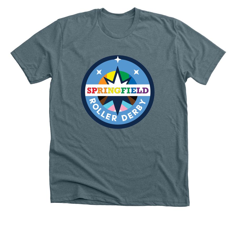 SRD Pride!, a Heather Slate Premium Unisex Tee