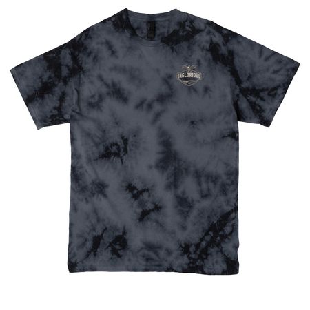 F you Dennis, a Black Crystal Tie Dye Tee
