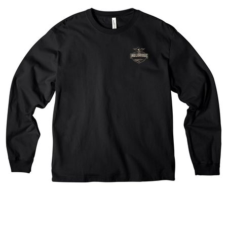 F you Dennis, a Black Unisex Heavyweight Long Sleeve Tee