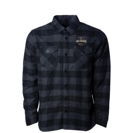 F you Dennis, a Charcoal Heather/ Black Unisex Flannel Shirt