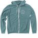 Pilates Make My Soul Happy, a Heather Deep Teal Zip Up Hoodie