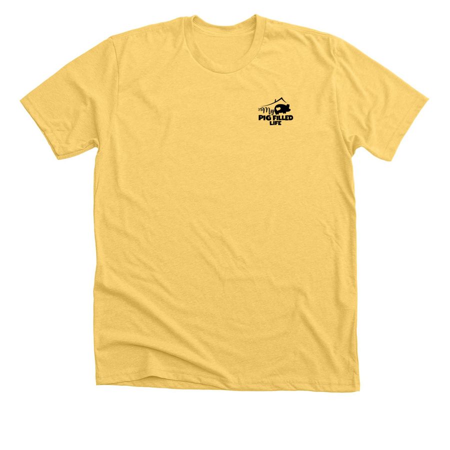 Pig Rescue, a Heather Yellow Gold Premium Unisex Tee