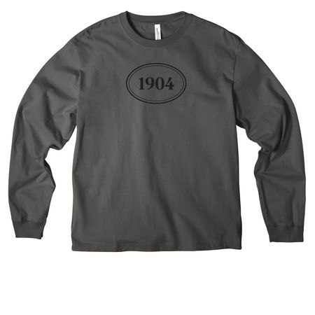 1904 Clothing, a Asphalt Unisex Heavyweight Long Sleeve Tee