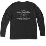 A.&nbsp;, a Vintage Black Triblend Long Sleeve Tee (back-view)