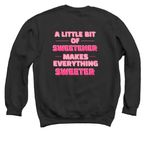 EVERYDAY WEAR, a Black Crewneck Sweatshirt (back-view)