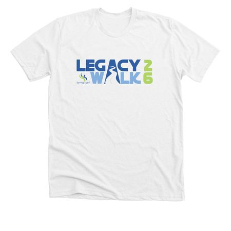 Legacy Walk 2026 - Team Shirt, a Solid White Blend Premium Unisex Tee