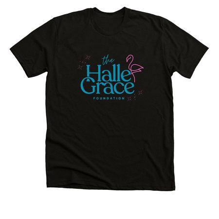 HGF Colored Logo T-Shirt, a Black Heather Premium Unisex Tee