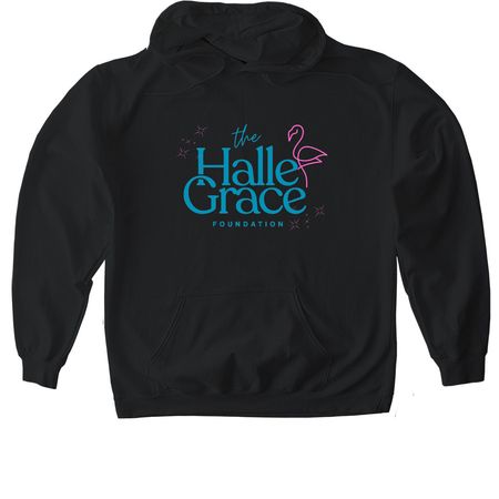 HGF Colored Logo T-Shirt, a Black Gildan Softstyle Pullover Hoodie
