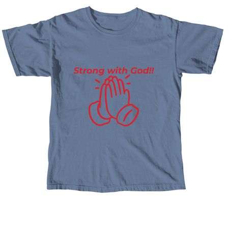 Woman Of Faith, a Blue Jean Comfort Colors Unisex Tee