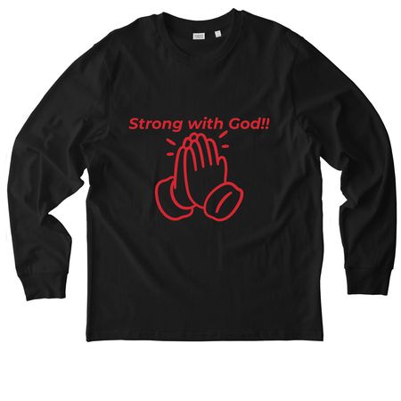 Woman Of Faith, a Black Stanley/Stella Unisex Creator 2.0 Long Sleeve Tee