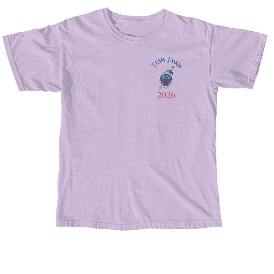 Team Jaskin 2026 T-Shirt, a Orchid Comfort Colors Unisex Tee