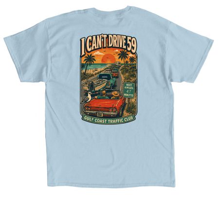 Gulf Coast Traffic Club, a Light Blue Classic Unisex Tee