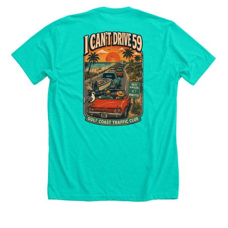 Gulf Coast Traffic Club, a Heather Sea Green Premium Unisex Tee