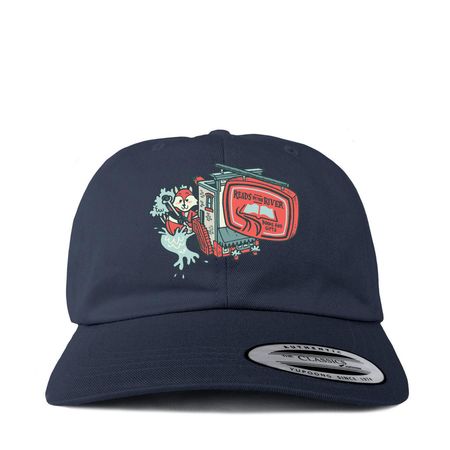 Reads by the River - Baseball caps&nbsp;, a Navy Printed Classic Baseball Cap