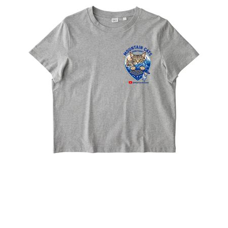 Halloween Back Print, a Cool Heather Grey Stanley/Stella Women?s Stella Muser Tee