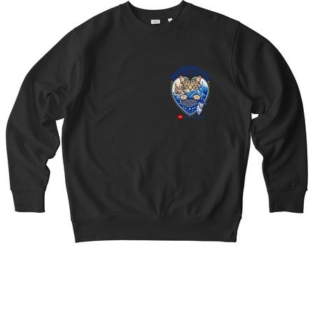 Halloween Back Print, a Black Stanley/Stella Unisex Changer 2.0 Crewneck Sweatshirt