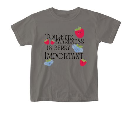 Berry Important Tee&nbsp;, a Grey Comfort Colors Youth Tee