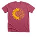 Bloom, a Heather Raspberry Premium Unisex Tee
