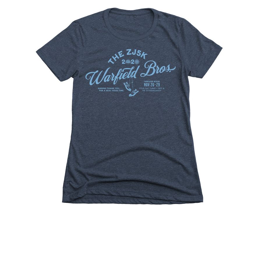 ZJ5K 2020&nbsp;, a Midnight Navy Women's Slim Fit Tee