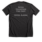 Aurora Logo EVFD Shirts, a Dark Grey Heather Premium Unisex Tee (back-view)