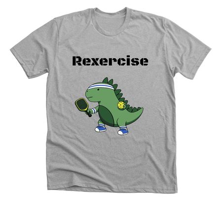 Rexercise Pickleball 2026, a Athletic Heather Premium Unisex Tee