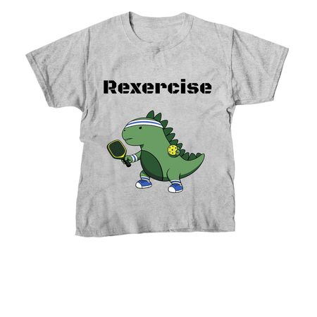 Rexercise Pickleball 2026, a Sport Grey Youth Unisex Tee