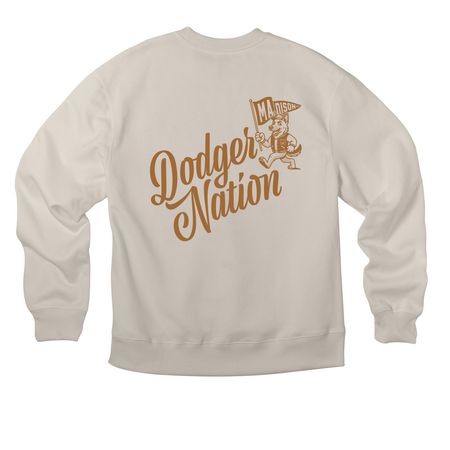 MEF Dodger Nation Merch, a Dust Premium Heavyweight Crewneck Sweatshirt
