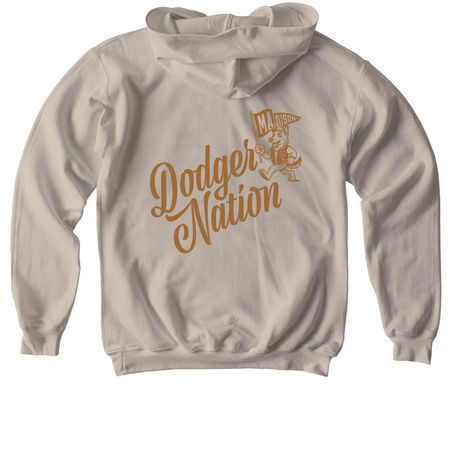 MEF Dodger Nation Merch, a Sand Softstyle Youth Pullover Hoodie