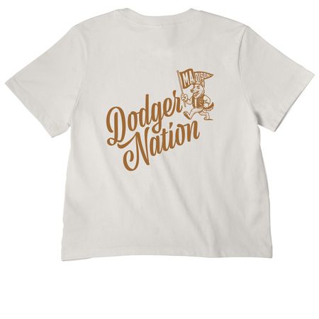 MEF Dodger Nation Merch, a Vintage White Women's Heavyweight Tee