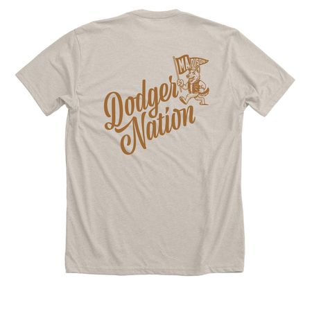 MEF Dodger Nation Merch, a Heather Dust Premium Unisex Tee