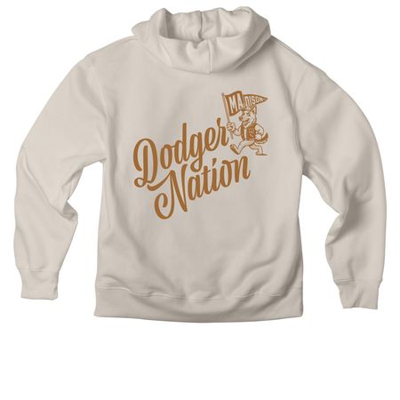 MEF Dodger Nation Merch, a Dust Premium Heavyweight Pullover Hoodie