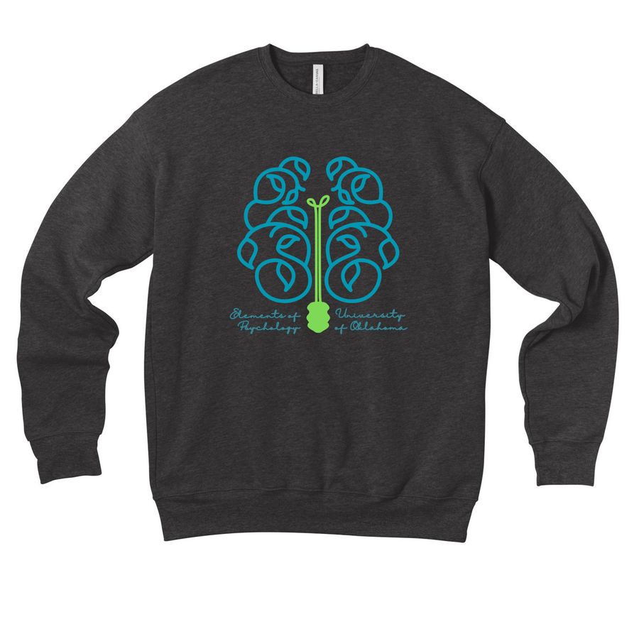Elements of Psychology, a Dark Grey Heather Premium Drop Shoulder Sweatshirt