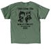 Tara Craig Benefit for Wildlife, a Military Green Classic Unisex Tee (back-view)