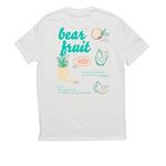 Bear Fruit Campaign Tee, a Fairly White Allmade Eco Triblend Unisex Tee (back-view)